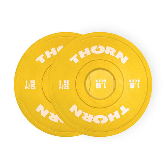 Fractional-Gewichtsscheiben für Langhantel 2×1,5 kg THORN FIT