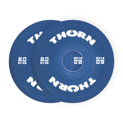 Fractional-Gewichtsscheiben für Langhantel 2×1,5 kg THORN FIT