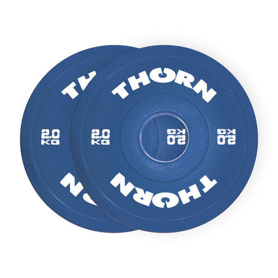 Fractional-Gewichtsscheiben für Langhantel 2×1,5 kg THORN FIT