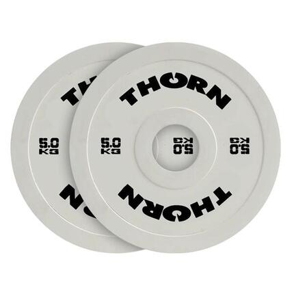 Fractional-Gewichtsscheiben für Langhantel 2×0,5 kg THORN FIT