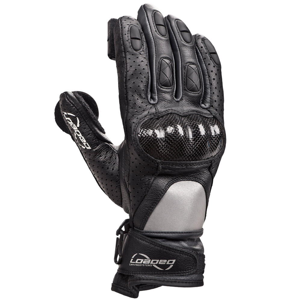 LOADED LONGBOARD LEATHER RACE GLOVES WITH KNUCKLE PROTECTION 2/5
