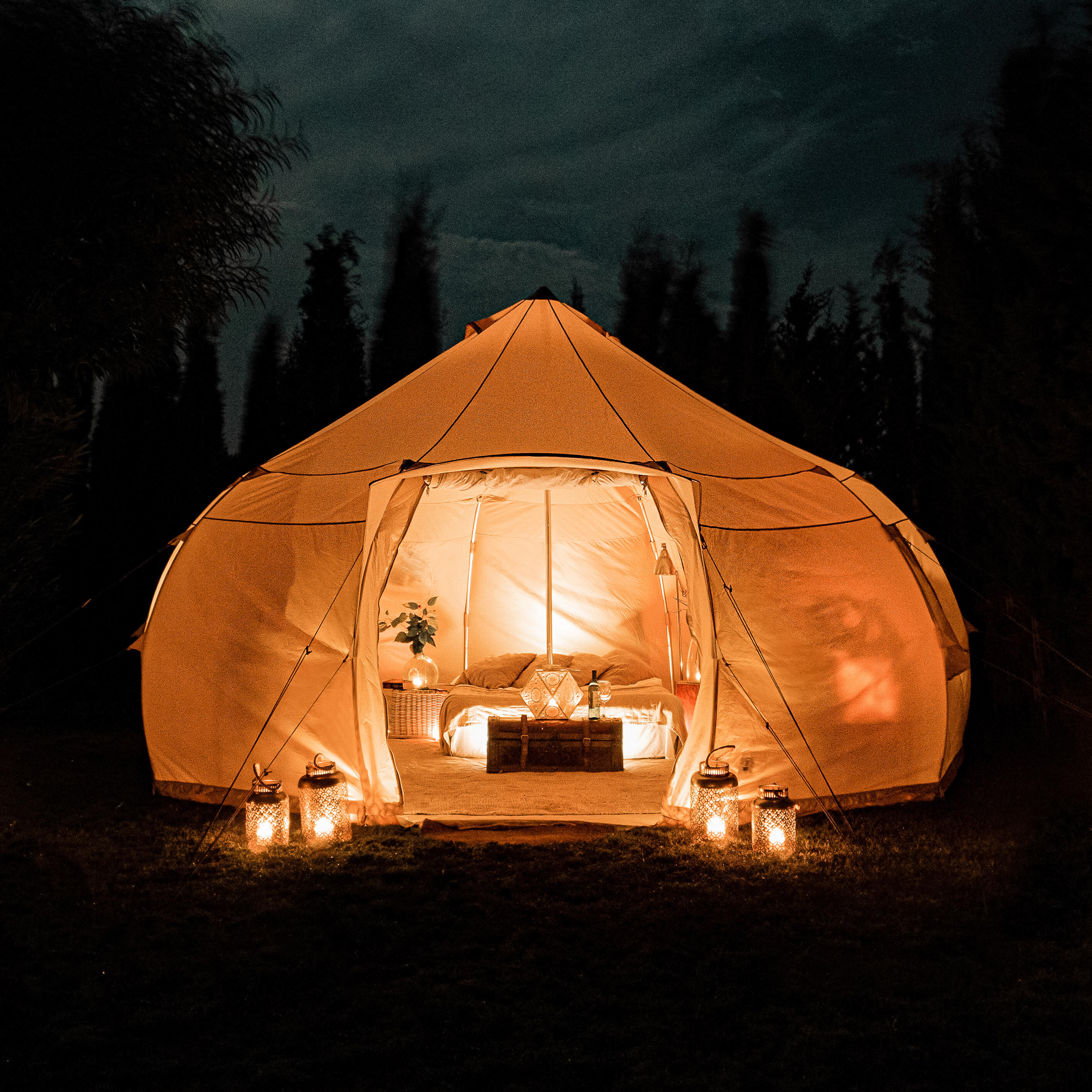 Luna Bell Tent - Canvas Lite 200 4/5