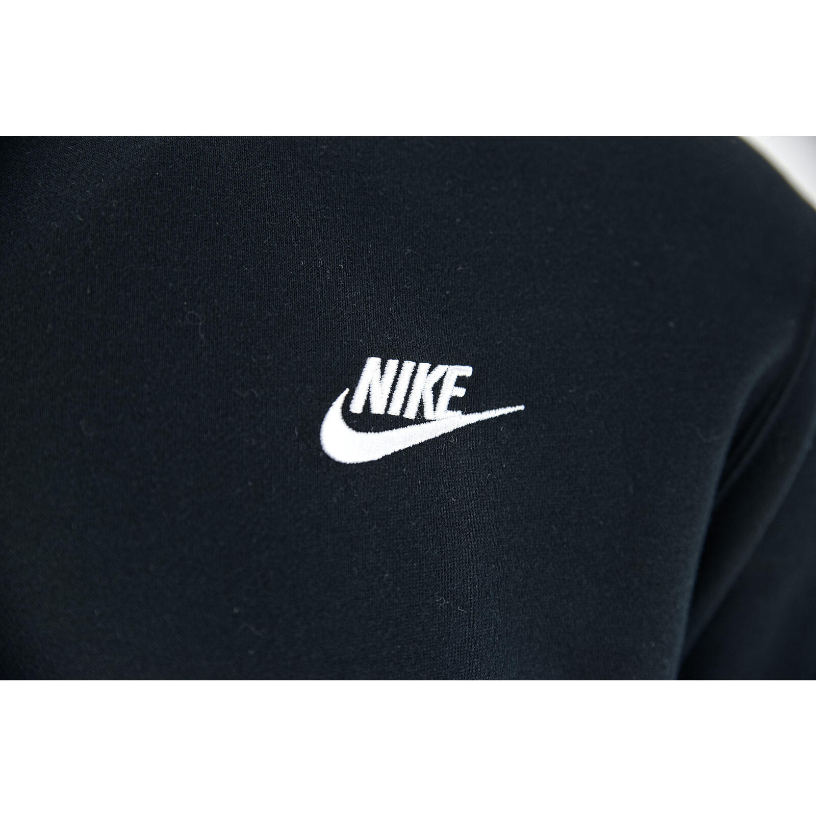 Felpa girocollo uomo ( fleece) nike nero 5/5