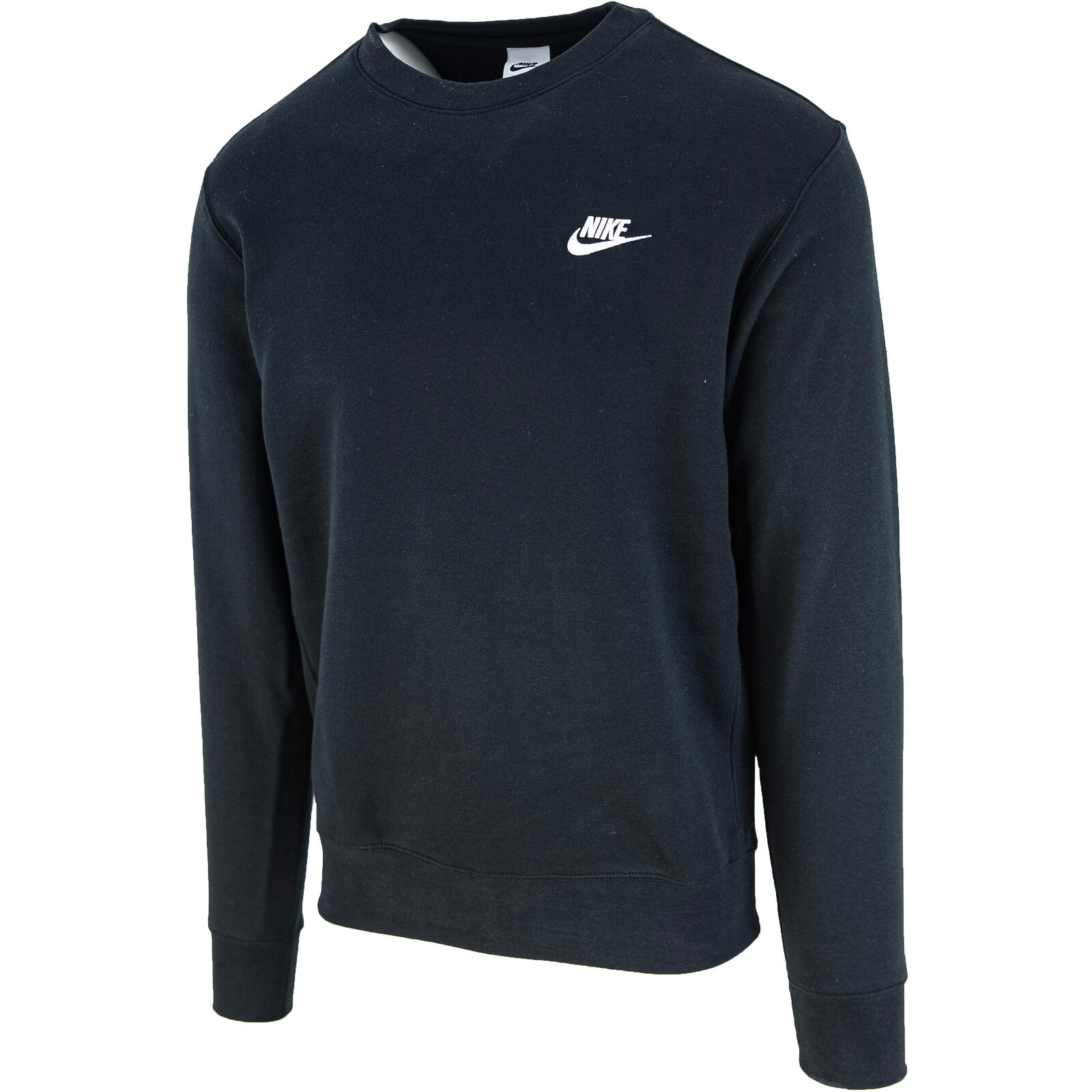 Felpa girocollo uomo ( fleece) nike nero 3/5