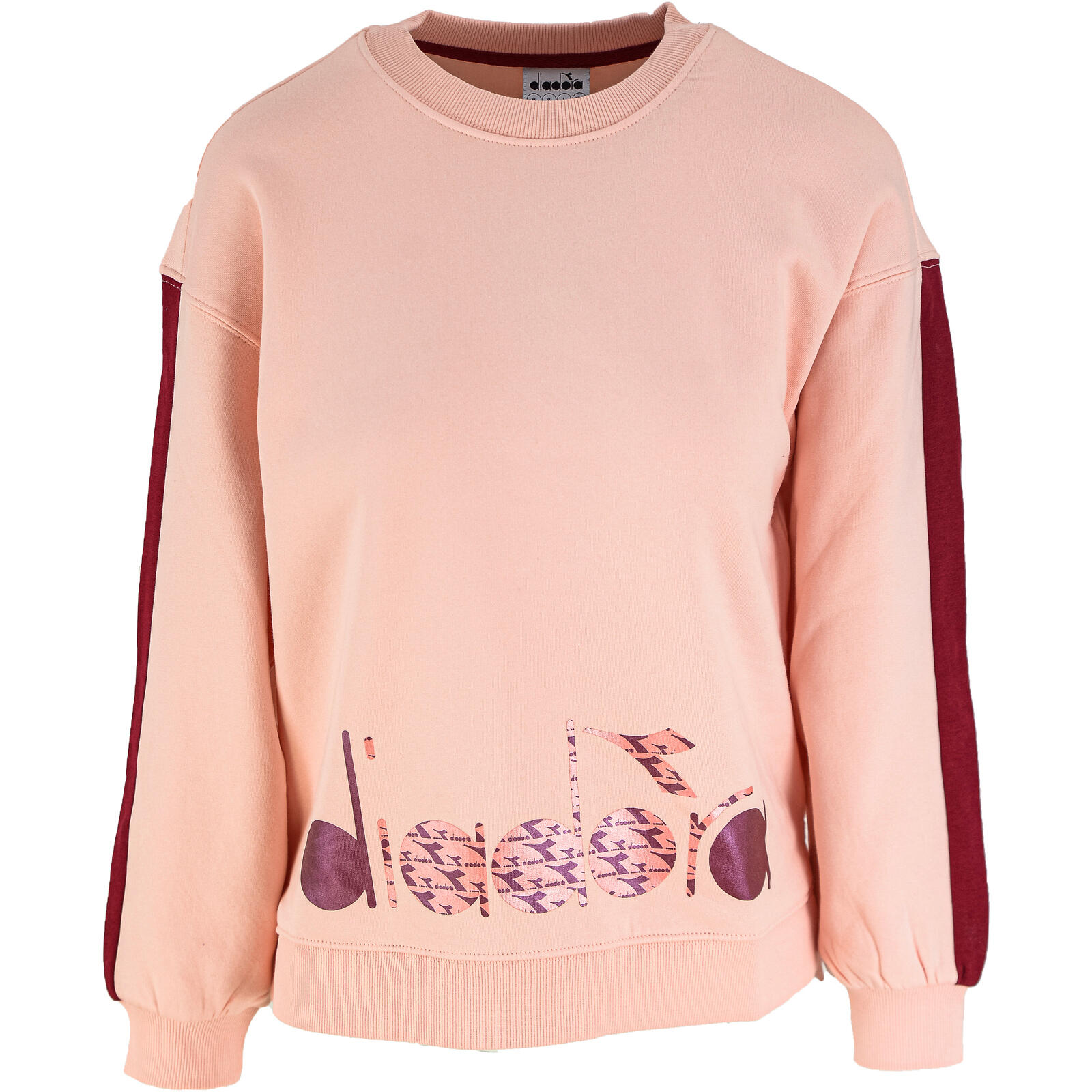 Bluza copii Diadora Crew Twinkle, Roz