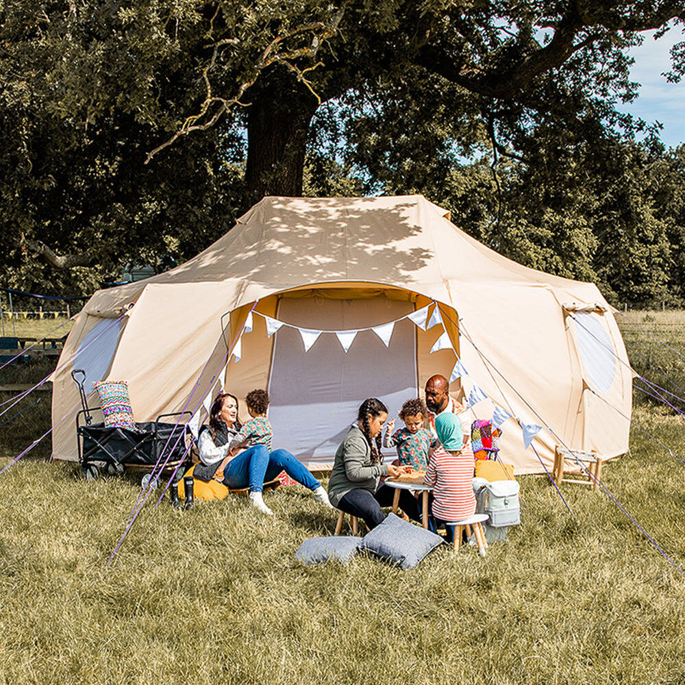 Luna Emperor Bell Tent Canvas 285 BOUTIQUE CAMPING Decathlon