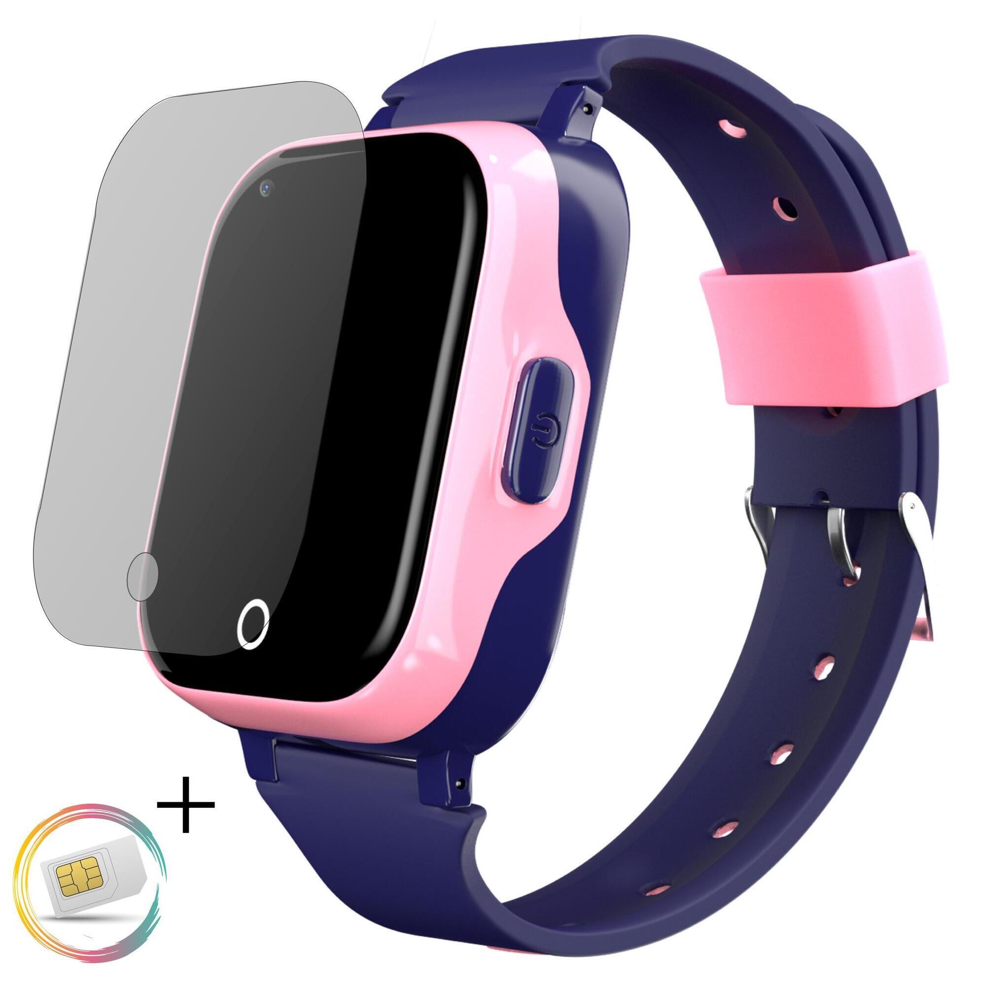 Reloj Inteligente 4G para Ninos Gualaru G PRO Rosa Sim Incluida