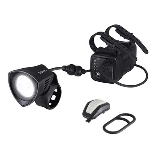 koplamp Buster 2000 K-set Li-ion zwart