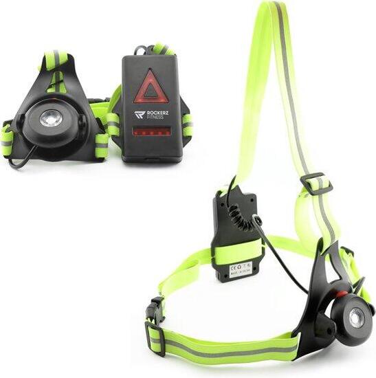 LED-Brustlampe – Laufbeleuchtung – Schwarz – Verstellbar