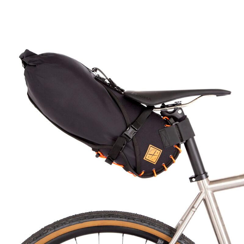 Sacoche de selle avec Drybag 8 L - Orange