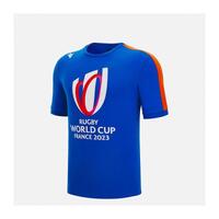 T-SHIRT RUGBY OFFICIEL COUPE DU MONDE DE RUGBY FRANCE 2023 - BLEU ROI