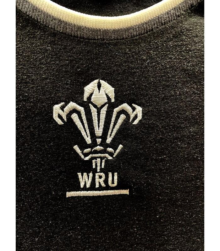 Macron Wales WRU M22/23 TRAVEL Rugby LEISURE SHIRT 5/5