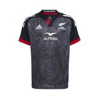 MAILLOT DE RUGBY REPLICA MAORI ALL BLACKS DOMICILE ENFANT - ADIDAS