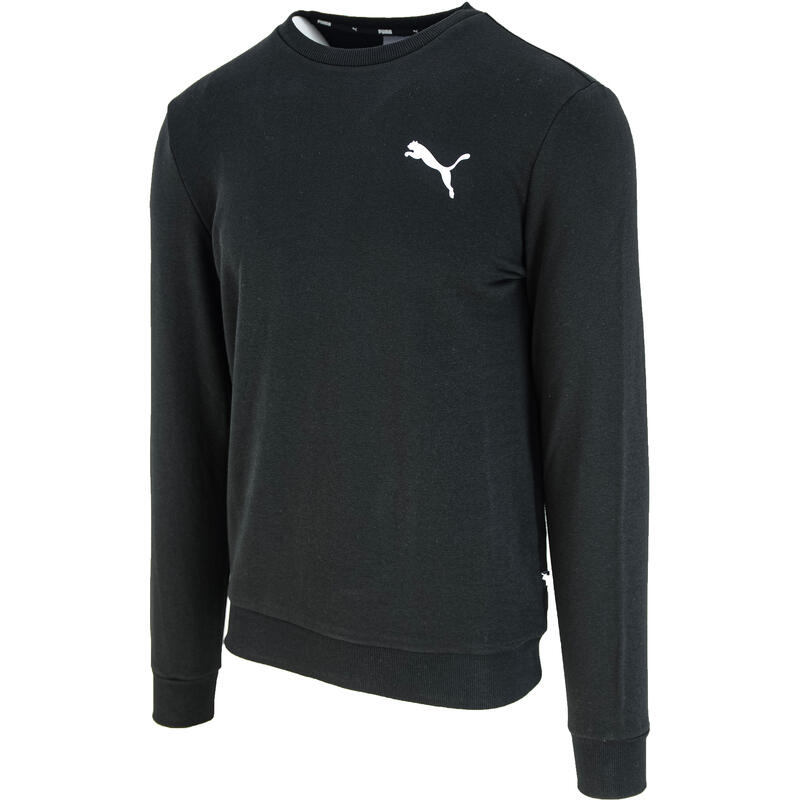 Blouse Puma Ess Logo Crew, Zwart, Mannen