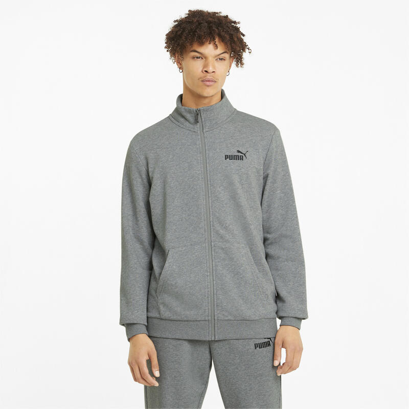 Veste de survêtement Essentials Homme PUMA Medium Gray Heather