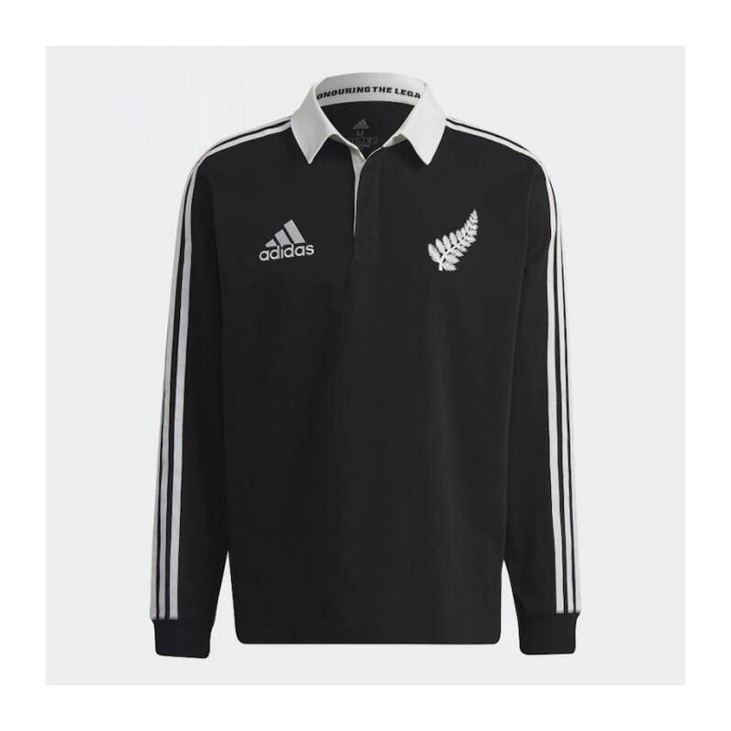 POLO NOIR CLASSIQUE MANCHES LONGUES ALL BLACKS - ADIDAS