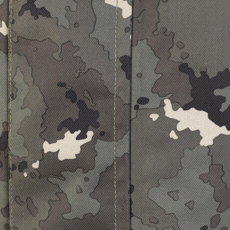 500 warm waterproof parka camouflage island green solognac 500 warm waterproof parka camouflage island green solognac