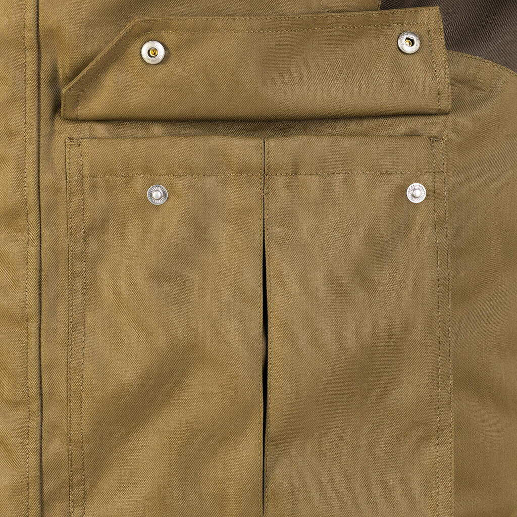 Jagdjacke Regenjacke 500 warm grün 