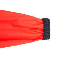 100 Children's Dinghy/Catamaran Windproof Anorak - Red Coral/Yellow