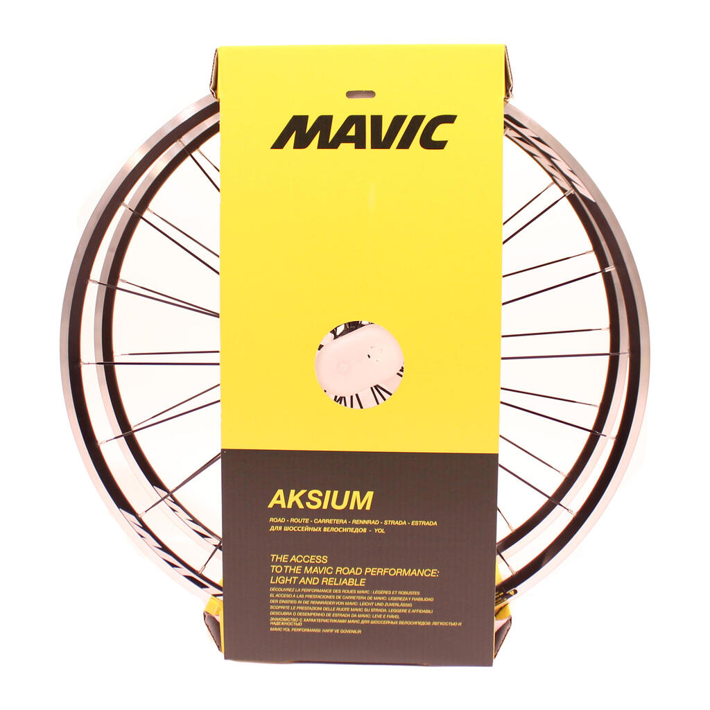 Rennrad-Laufradsatz 700 Mavic Aksium schwarz