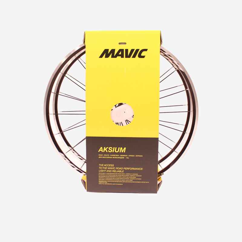 Rennrad-Laufradsatz 700 Mavic Aksium schwarz