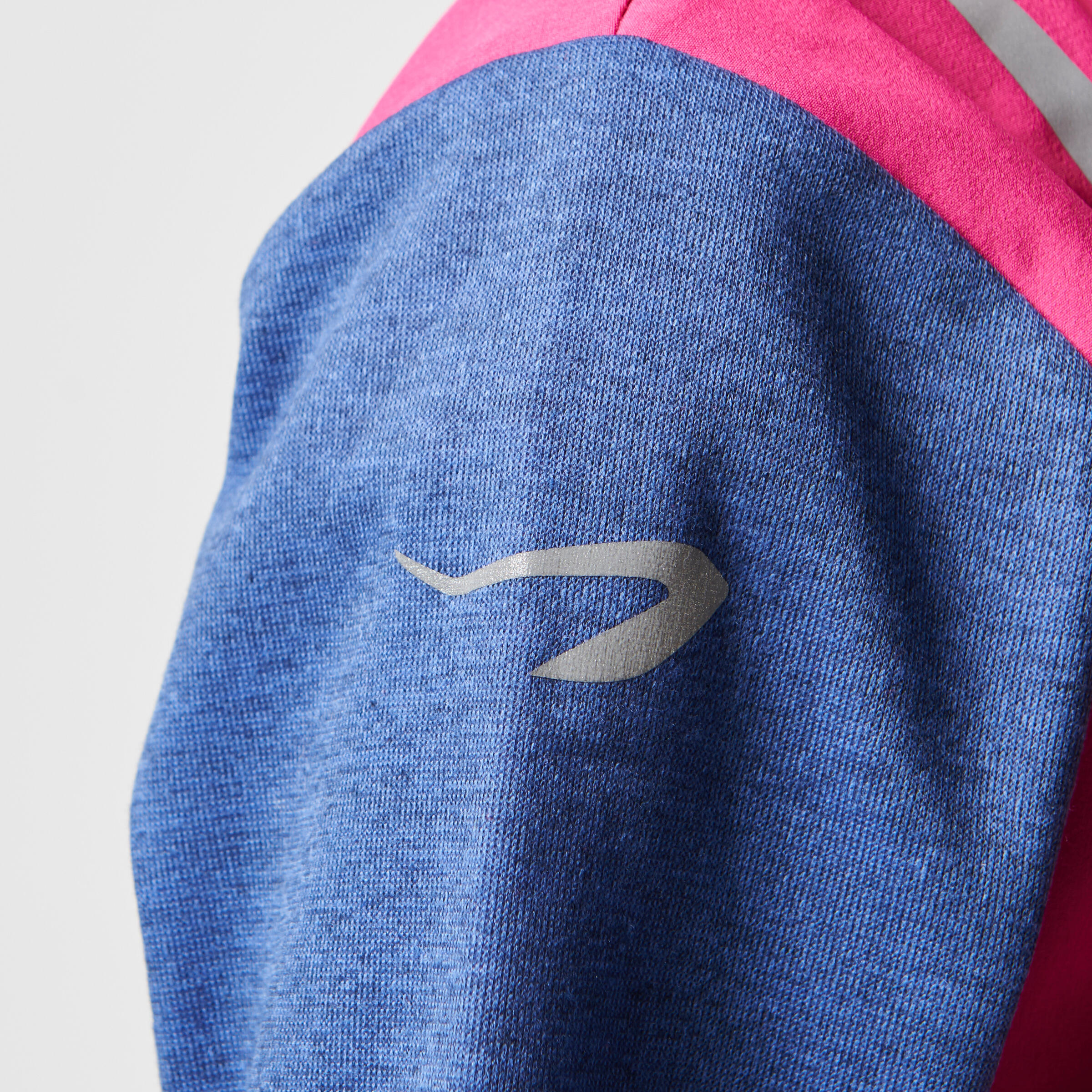 Elio Children's Running Hooded Jersey - Pink/Blue
 16/16