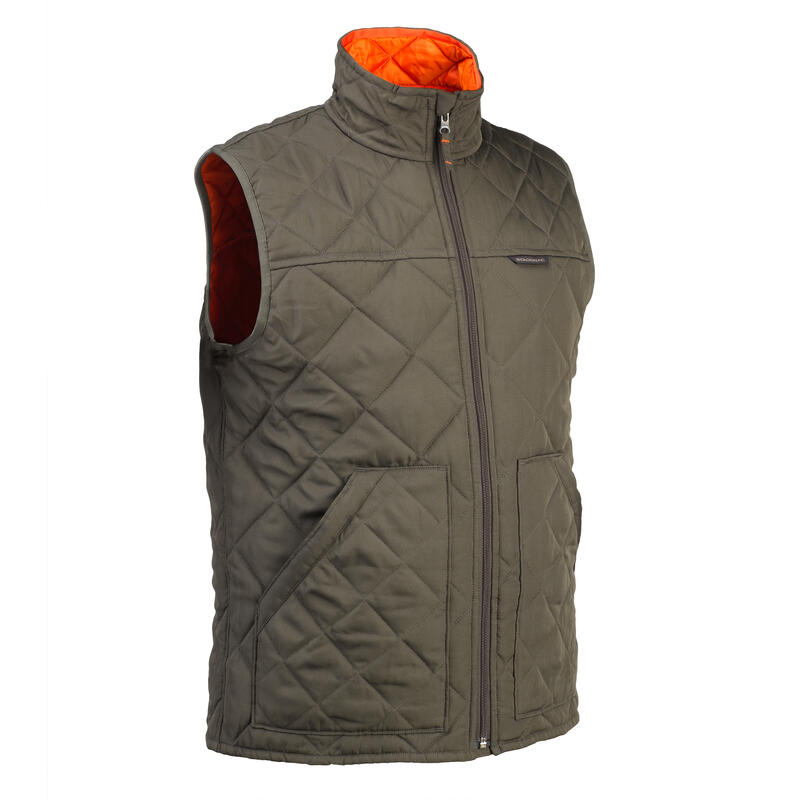 Gilet chasse matelassé vert 100