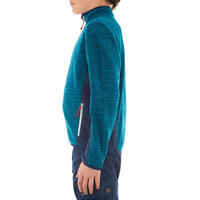 Hike 150 Boy's Hiking Fleece Jacket - Blue