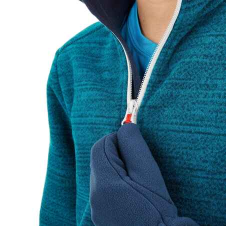 Hike 150 Boy's Hiking Fleece Jacket - Blue