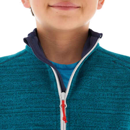 Hike 150 Boy's Hiking Fleece Jacket - Blue