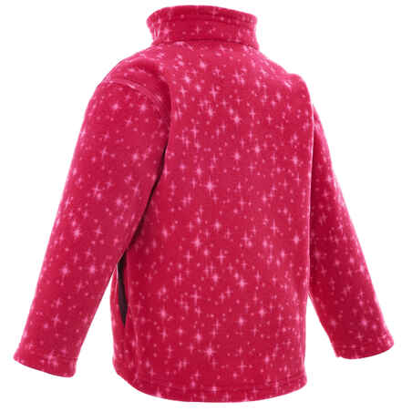 Hike 150 Girls' Hiking Fleece Jacket - Pink