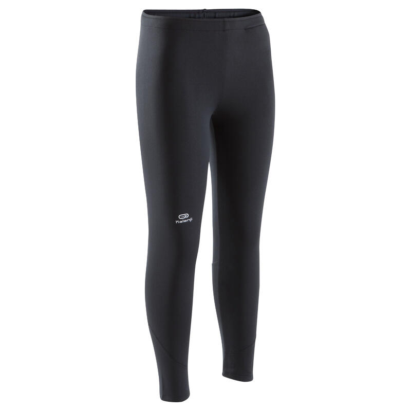 MALLAS LARGAS DE ATLETISMO PARA NIÑOS KALENJI RUN WARM NEGRO MALLAS LARGAS DE ATLETISMO PARA NIÑOS KALENJI RUN WARM NEGRO