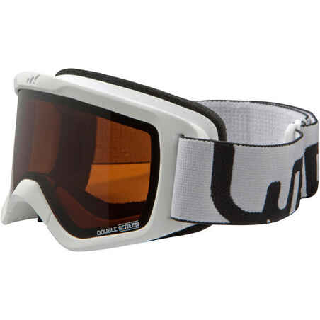 Suaug./ vaik. slidinėjimo ir snieglenčių akiniai geru oru „G 140“, balti