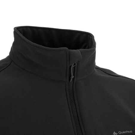 Men's Softshell Windproof Jacket - Black