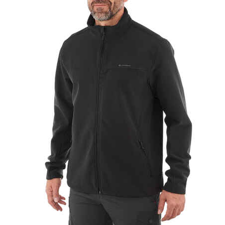 Men's Softshell Windproof Jacket - Black