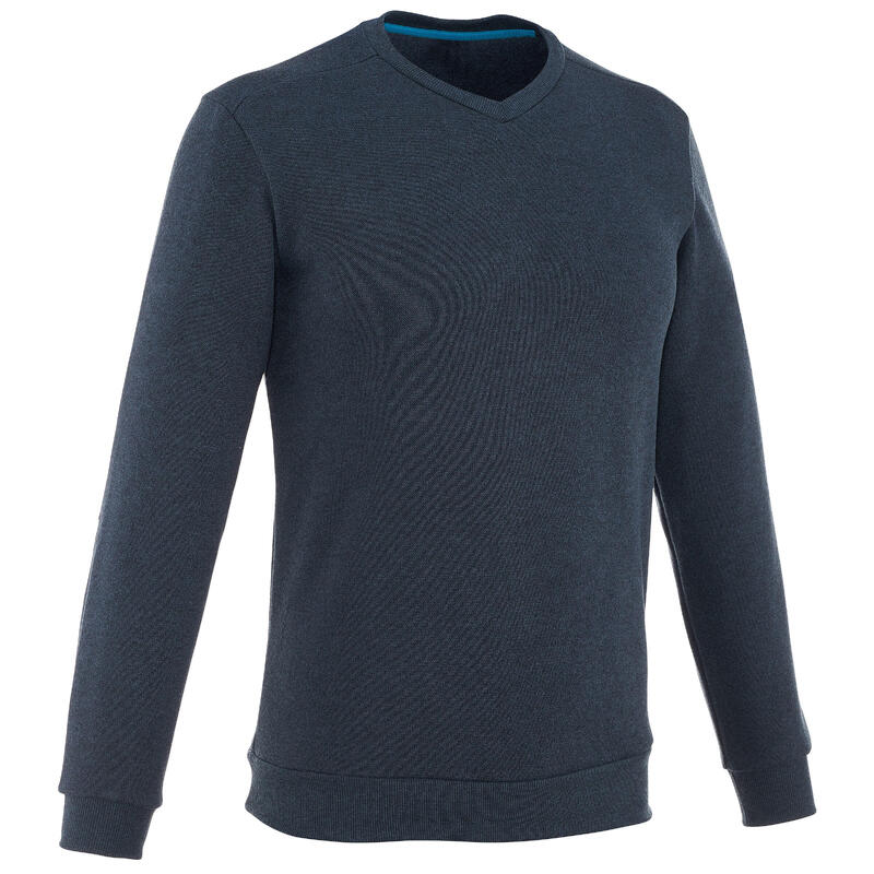 Chandail de randonnée nature homme NH150 bleu marine Chandail de randonnée nature homme NH150 bleu marine
