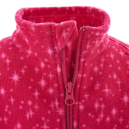 Hike 150 Girls' Hiking Fleece Jacket - Pink