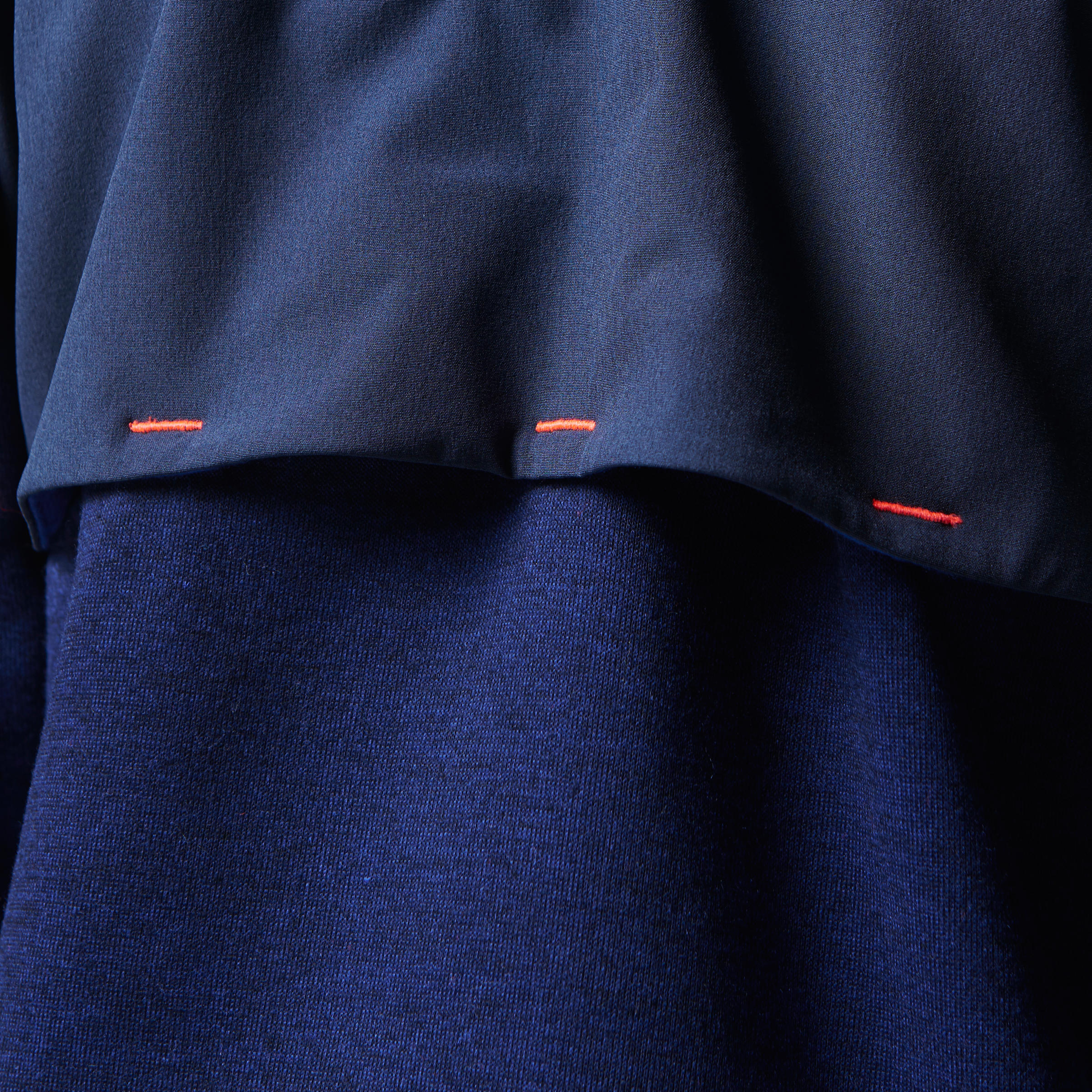 Elio Children's Running Hooded Jersey - Blue/Orange
 15/15