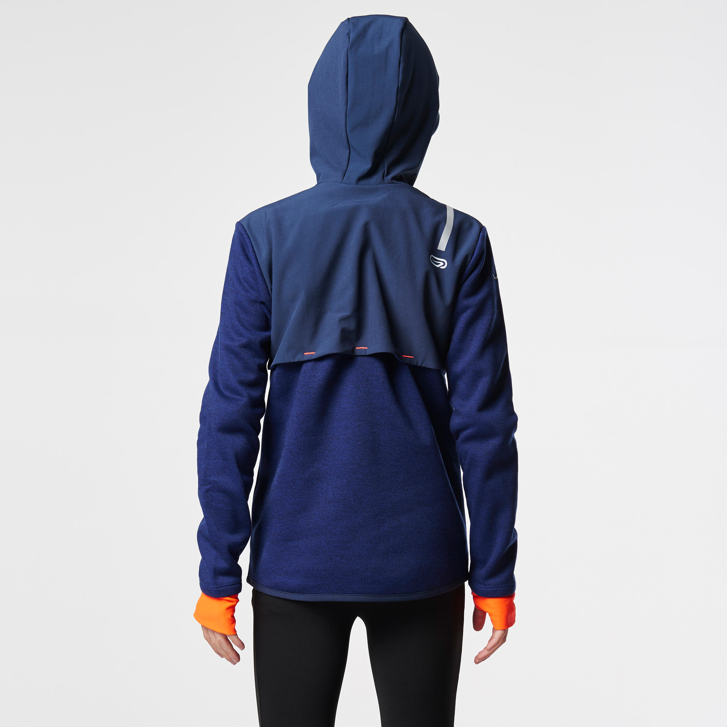 Elio Children's Running Hooded Jersey - Blue/Orange
 6/15
