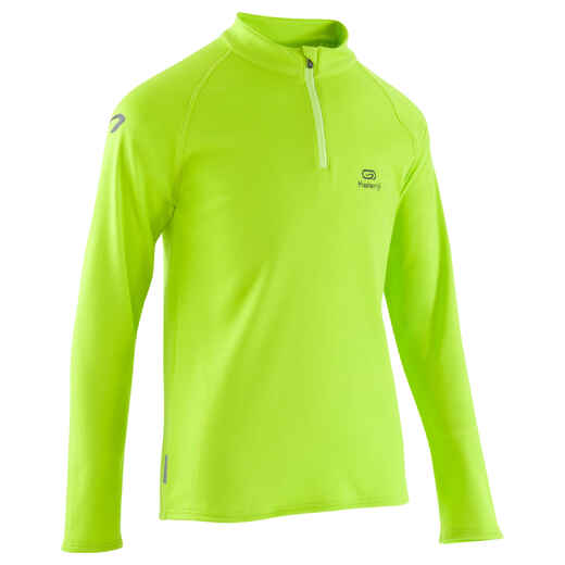 
      MAILLOT RUNNING ENFANT KALENJI EKIDEN WARM JAUNE FLUO
  