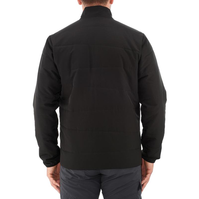 Nh100 Men S Hiking Padded Jacket Black Forclaz