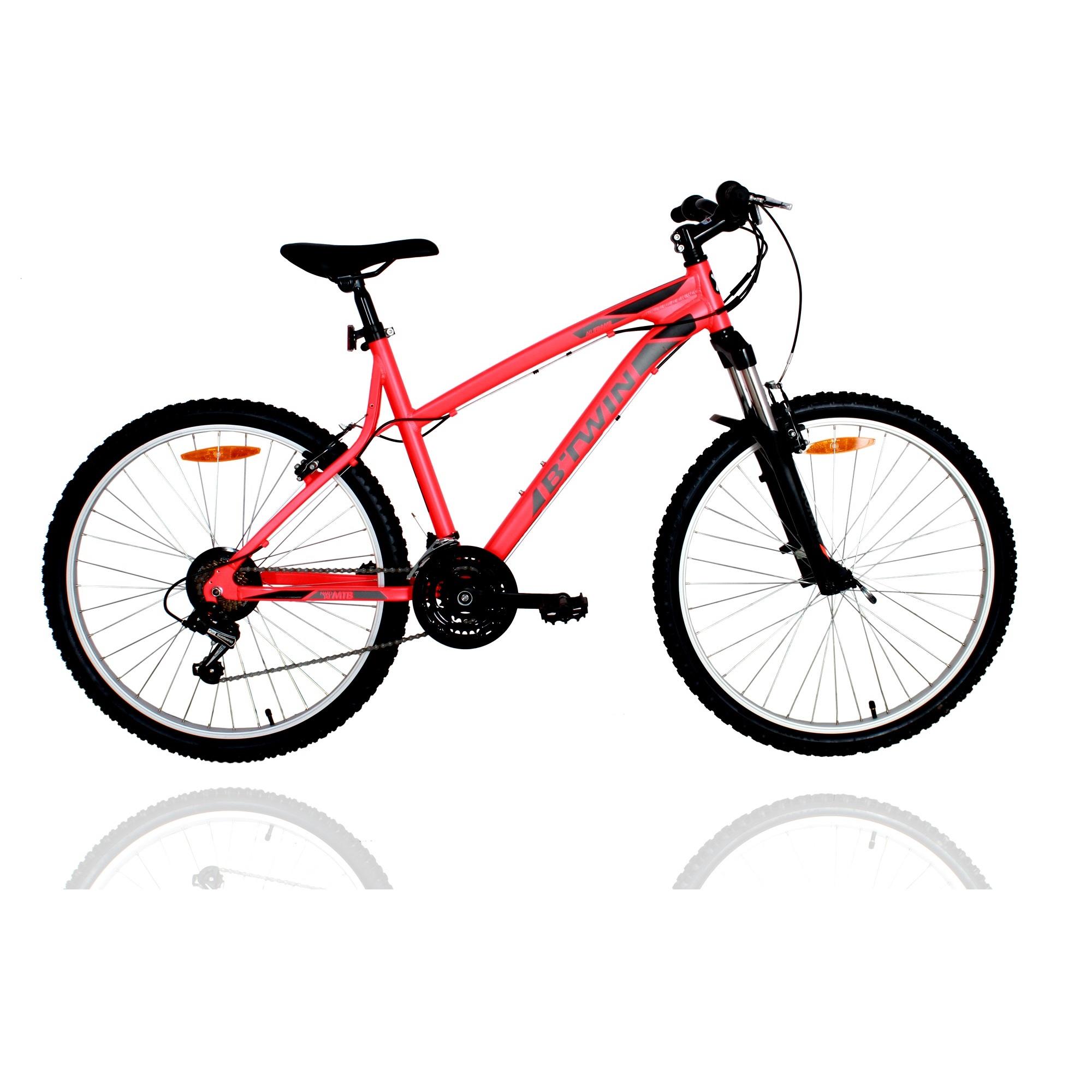 orange mountain bike stem