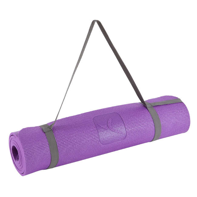 DOMYOS Gentle Yoga Mat 8 mm - Purple | Decathlon