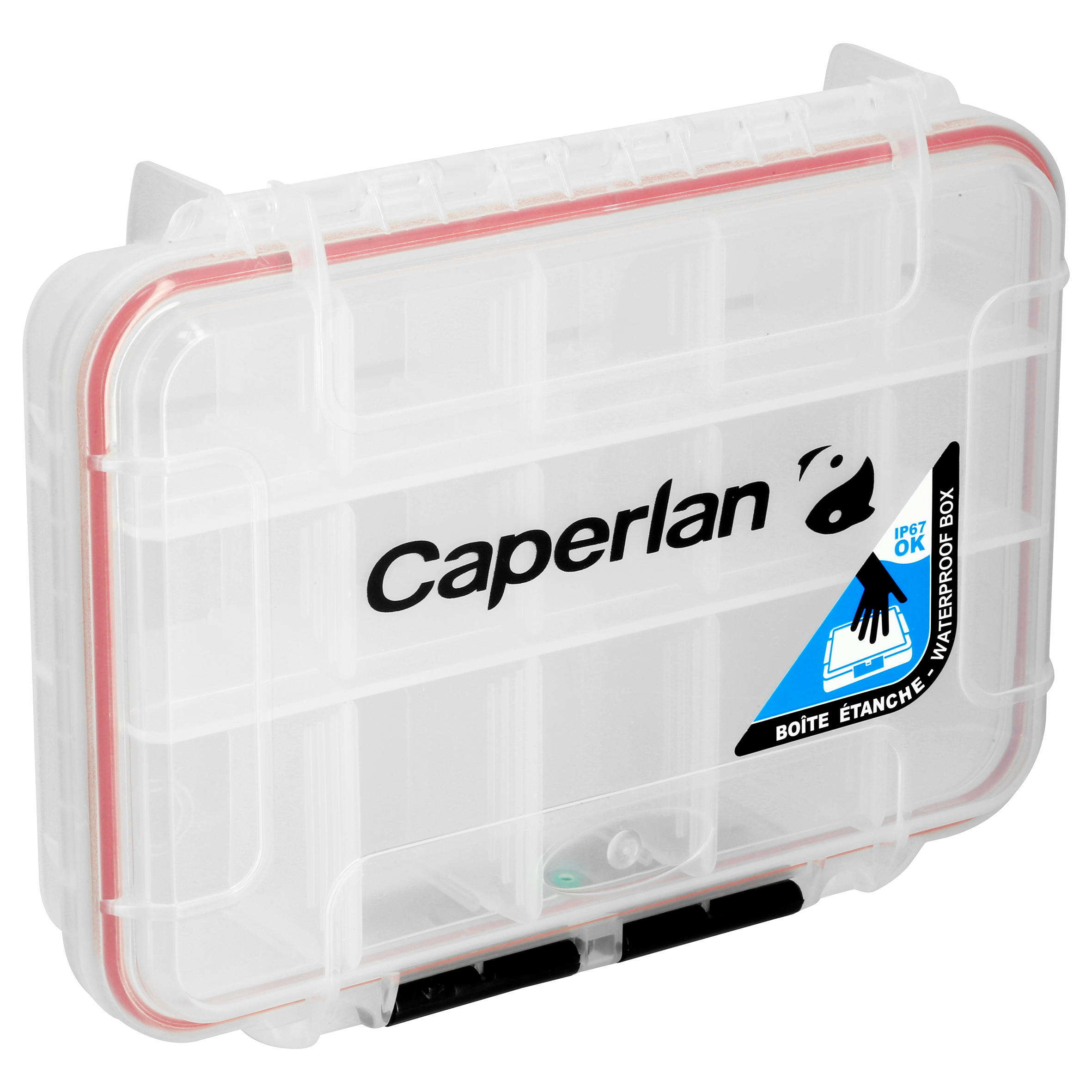 Boite de pêche aux leurres étanche taille L - CAPERLAN