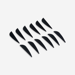 12 PLUMES TIR A L&#039;ARC CLUB NOIR