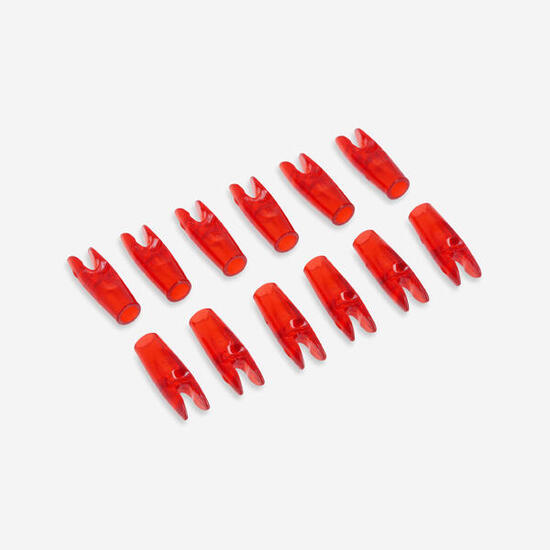 12 NOKKEN VOOR BOOGSCHIETEN CLUB700/900 ROOD