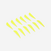 12 PLUMES TIR A L&#039;ARC CLUB JAUNE