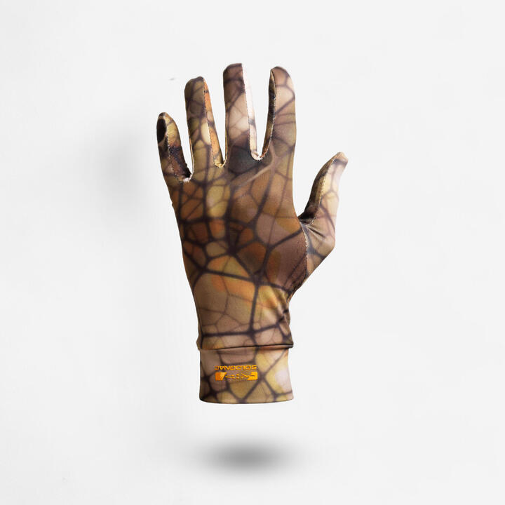 SOLOGNAC Jachthandschoenen 100 camouflage Furtiv Decathlon