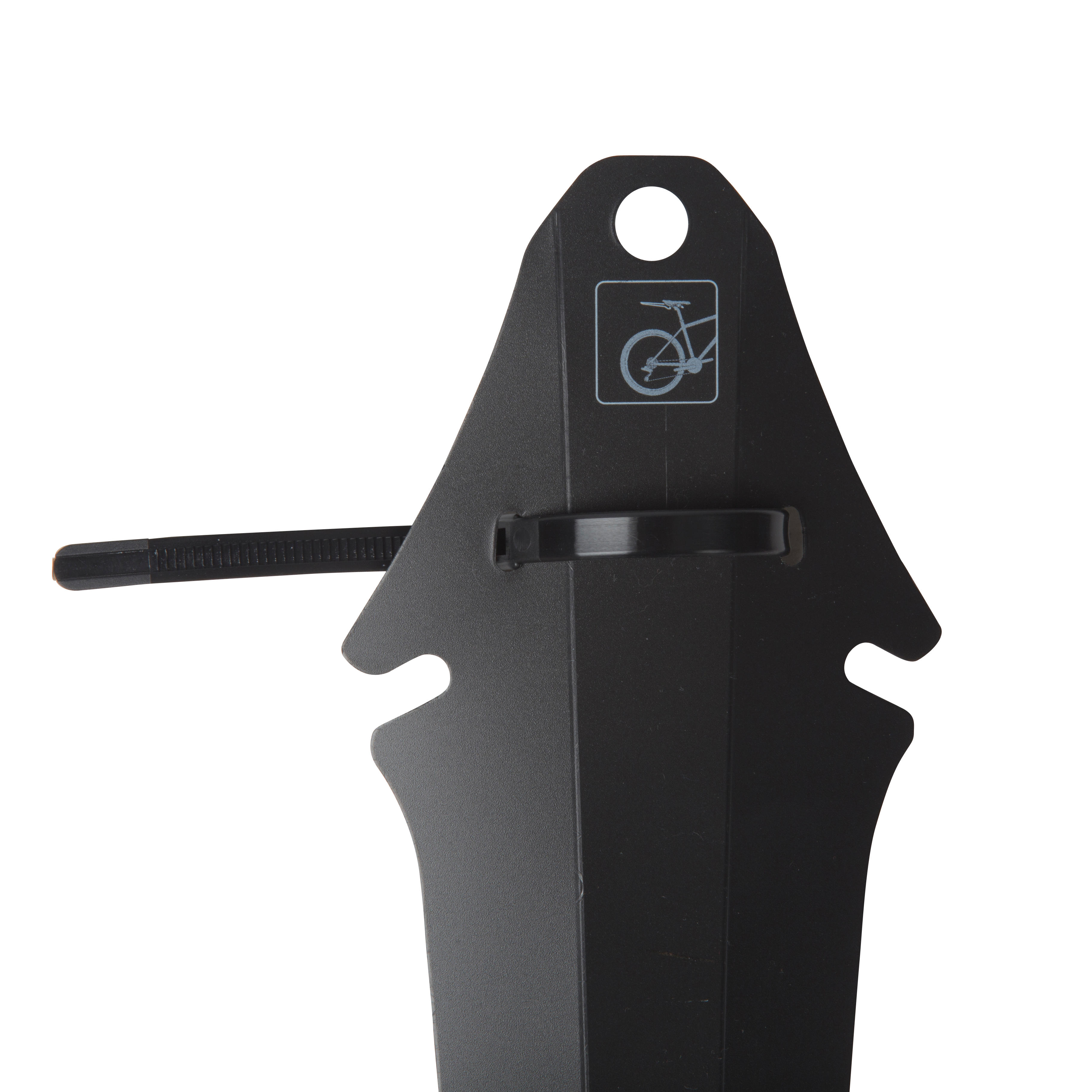 Flash Road Bike Saddle Fender - Black