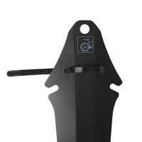 Flash Road Bike Saddle Mudguard - Black